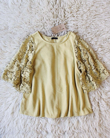 Dusty Mustard Top