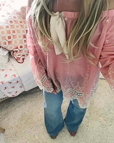 Dusty Peony Top