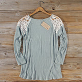 Dusty Sage Lace Thermal: Alternate View #4