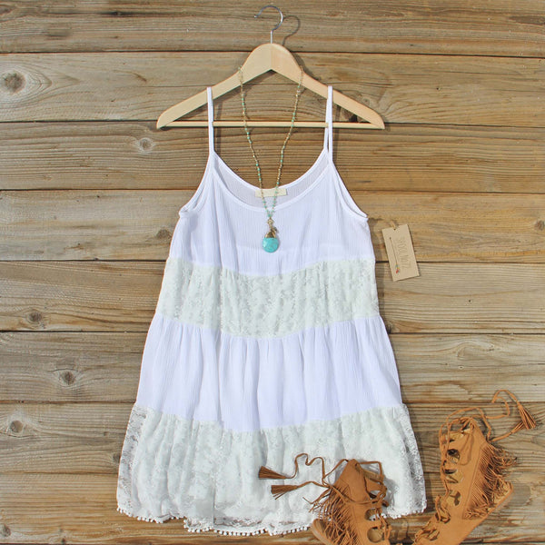 Coyote Sands Dress in White: Featured Product Image