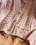 Dusty Lavender Fisherman's Sweater: Alternate View #3