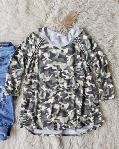 Camo Baseball Tee