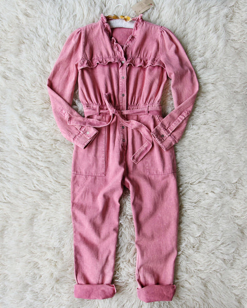 Edelweiss Ruffle Coveralls: Featured Product Image