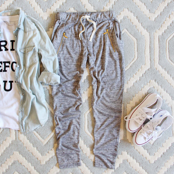 Spool Active Ellie Joggers in Gray: Featured Product Image