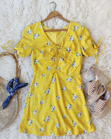 Emory Dress in Yellow