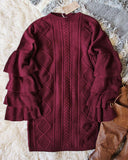 Enchanted Knit Sweater Dress: Alternate View #1