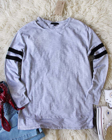 Everyday Cozy Tee in Gray
