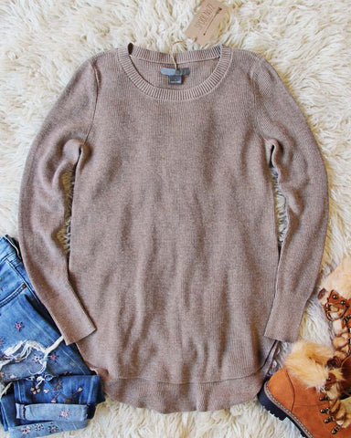 Everyday Layering Sweater in Sand