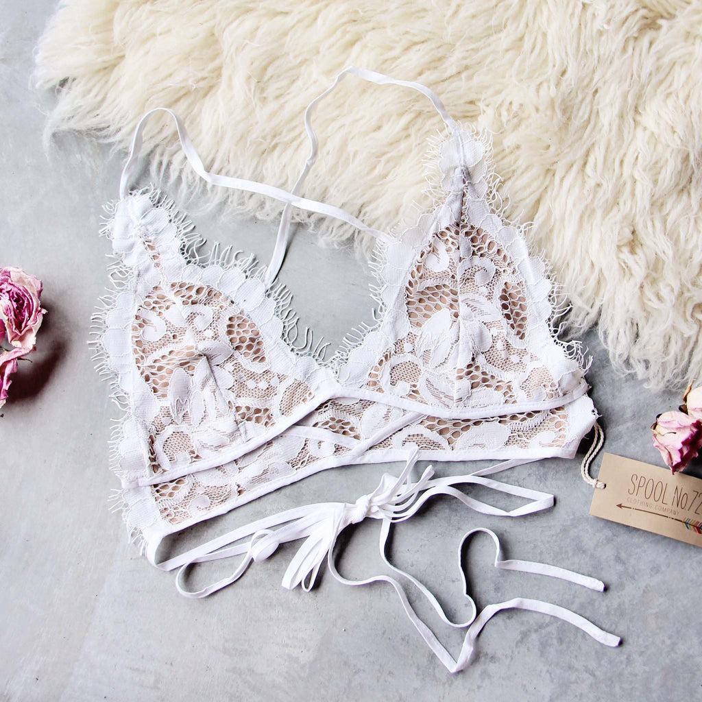 Eyelash Lace Bra, Women's Bohemian Lace Bras & Bralettes from Spool 72. | Spool No.72 Eyelash Lace Bra, Women's Bohemian Lace Bras & Bralettes from Spool 72. | Spool No.72