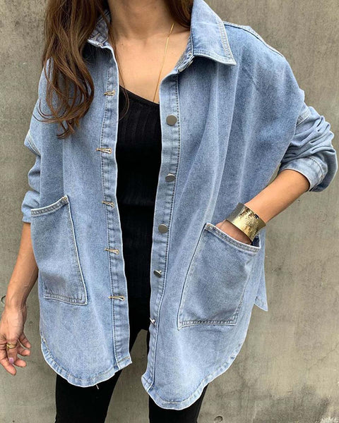 Factory Denim Jacket: Featured Product Image