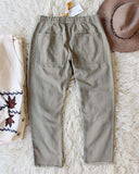 Faded Sage Pants in Dusty Sage: Alternate View #3