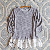 Fall Fable Lace Sweatshirt: Alternate View #3