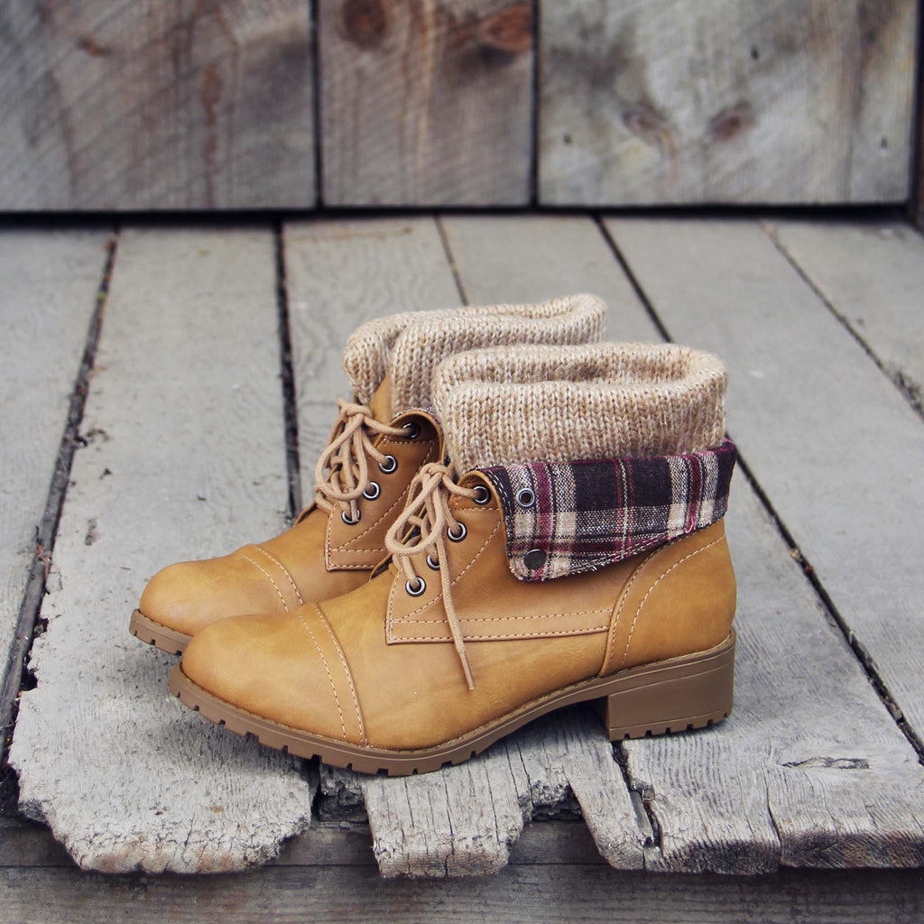 Sand Color Booties Fall Legend Booties in Sand, Cozy Fall & Winter Booties from Spool No ...