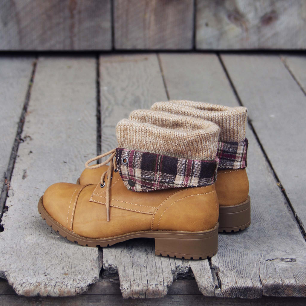 Sand Color Booties Fall Legend Booties in Sand, Cozy Fall & Winter Booties from Spool No ...