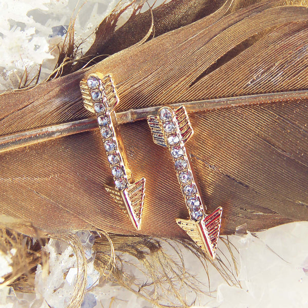 Feather Arrow Earrings: Featured Product Image