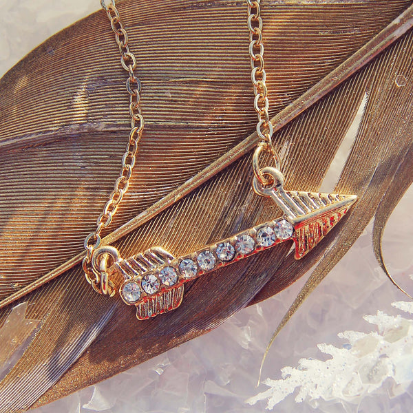 Feather Arrow Necklace: Featured Product Image