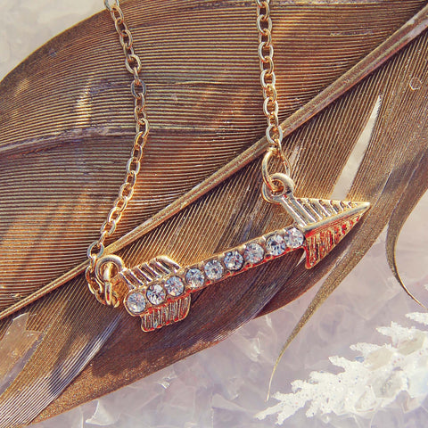 Feather Arrow Necklace