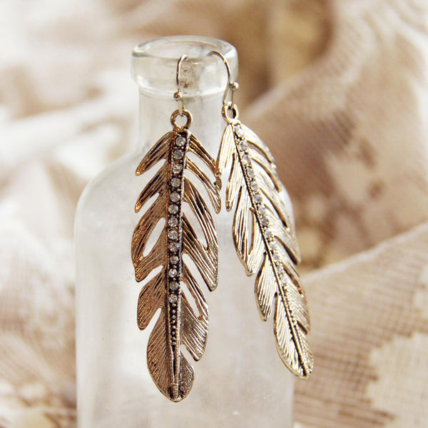 Feathered Sky Earrings: Featured Product Image