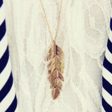 Feather Dust Necklace: Alternate View #1