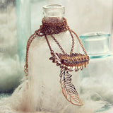 Feather & Gloom Necklace: Alternate View #1