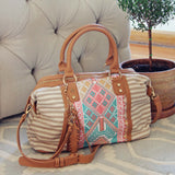 Feather Seeker Tote in Sand: Alternate View #1
