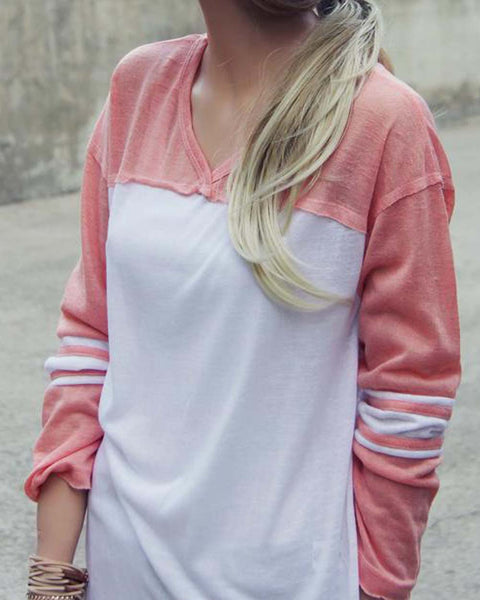 The Fenley Tee in Pink: Featured Product Image