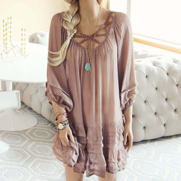 Festival Dress in Sand: Featured Product Image
