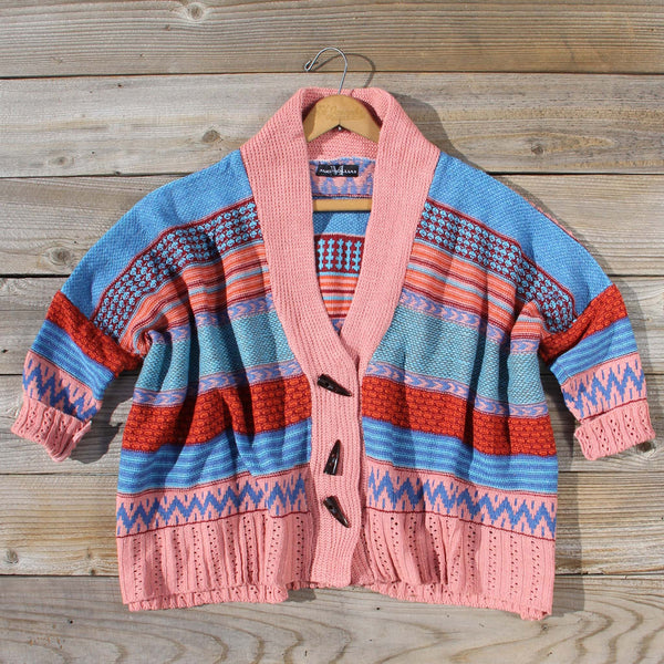 Fireside Autumn Knit Sweater in Pink: Featured Product Image