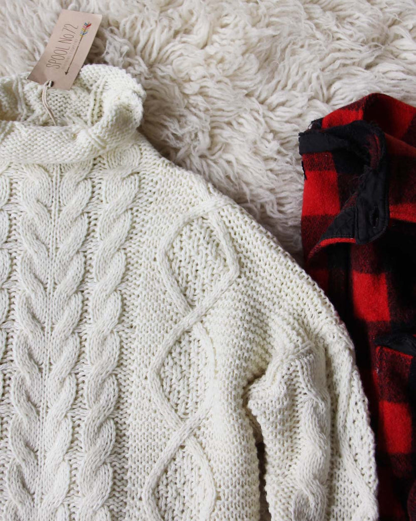 sweater, tumblr, white cable knit sweater, cable knit, white
