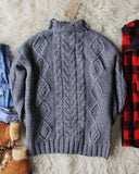 Northwest Fisherman's Sweater in Gray: Alternate View #5