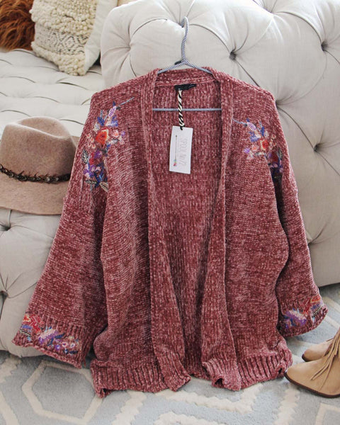 Flora Valley Sweater in Mauve: Featured Product Image