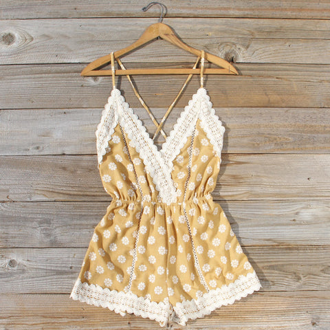 Flower Child Lace Romper