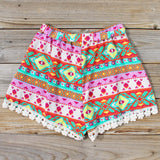 Flowerchild Lace Shorts: Alternate View #3