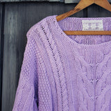 Misty Lake Fisherman's Sweater: Alternate View #2