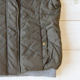 Forest Smoke Hooded Vest in Olive: Alternate View #3
