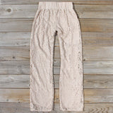Fortunate Lace Pants in Sand: Alternate View #4