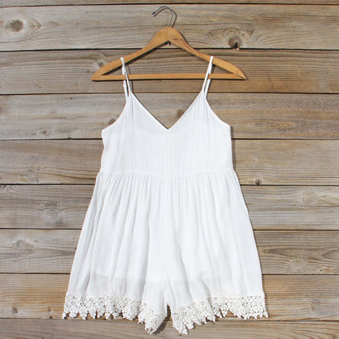 Fortune Teller Romper in White