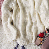 Fraser Fur Knit Sweater: Alternate View #3