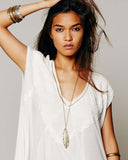 Free People Abigail Tee in White: Alternate View #5