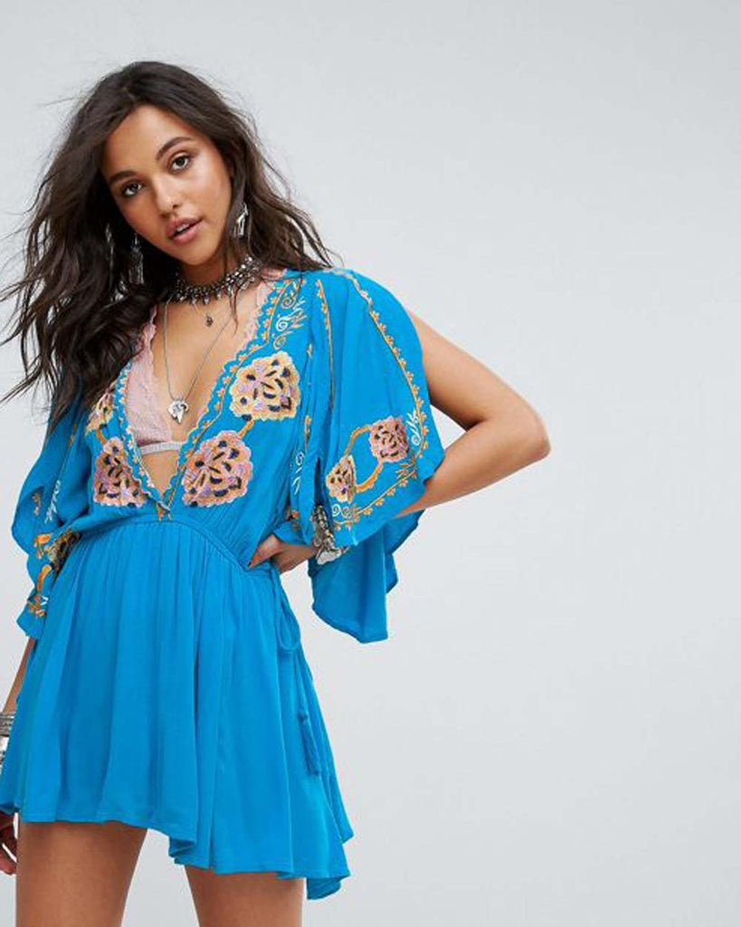 Free People Cora Dress, Sweet Bohemian Embroidered Summer Dresses from Spool 72. | Spool No.72 Free People Cora Dress, Sweet Bohemian Embroidered Summer Dresses from Spool 72. | Spool No.72
