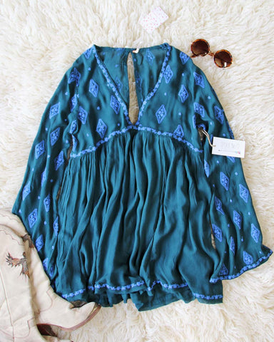 Free People Diamond Embroidered Tunic