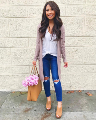 Spool + Free People Distressed Jeans