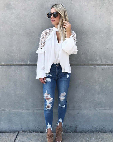 Free People Little Bit Of Love Top