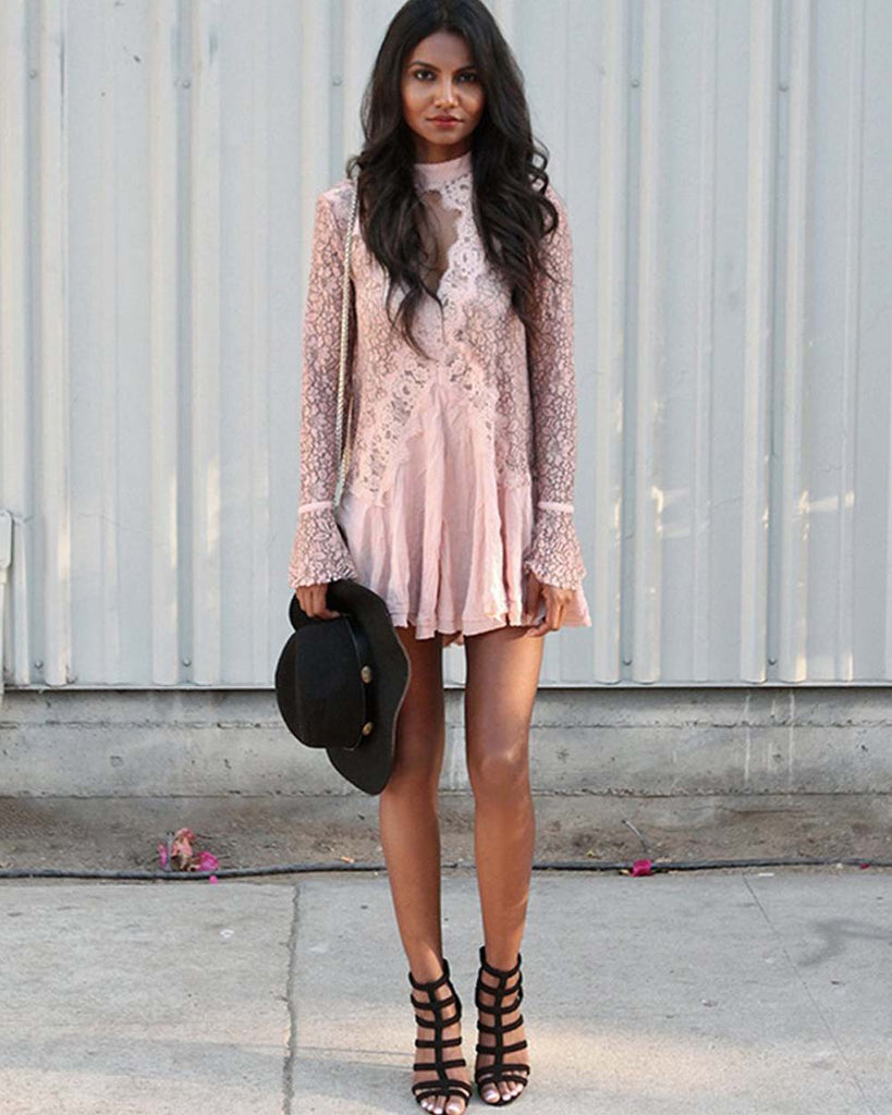Free People Secret Origins Tunic in Pink, Romantic Free People Dresses from  Spool No.72.