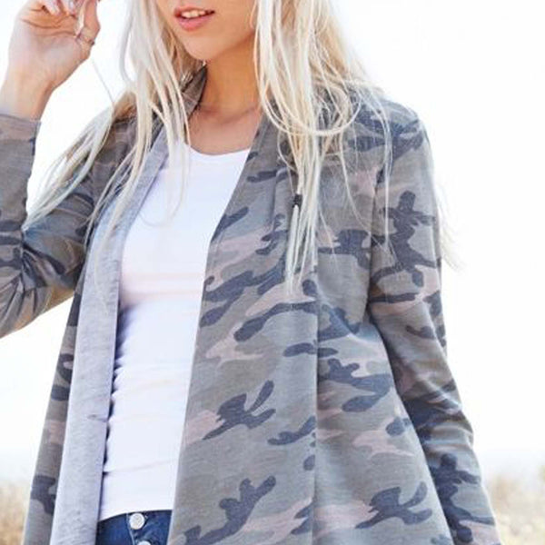 The French Camo Cardigan: Featured Product Image