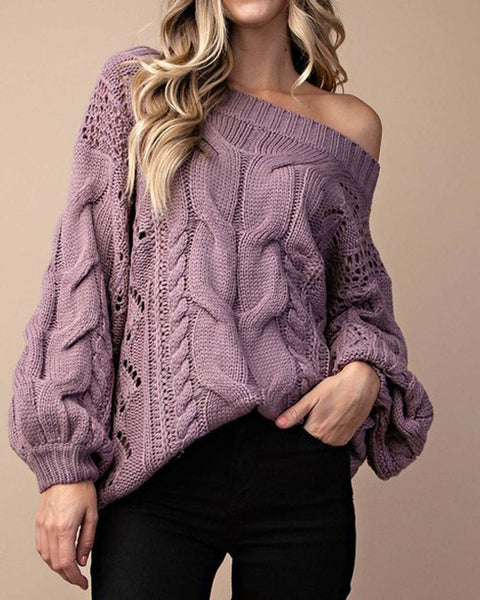 Frost & Ash Sweater in Lavender: Featured Product Image