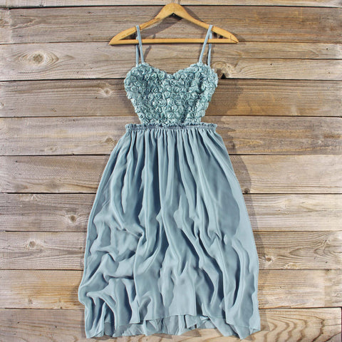 Frosty Sage Party Dress