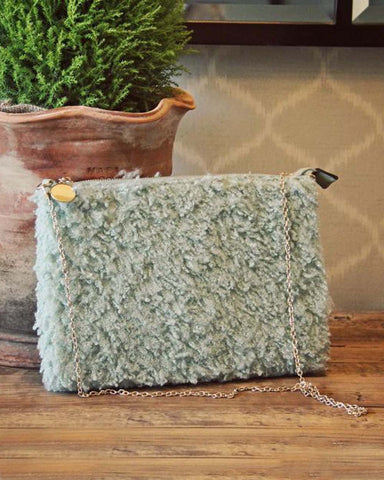 Frosted Sage Clutch