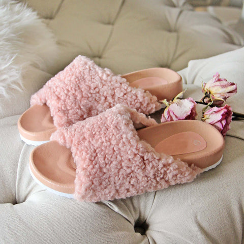 Fuzzy Pink Slides