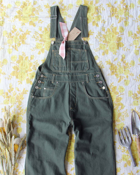 Gardeners Overalls in Sage: Featured Product Image